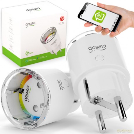 GOSUND Inteligentne gniazdko WiFi EP2 2pack 10A
