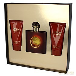 Yves Saint Laurent Opium Femme Zestaw - Woda toaletowa 50ml spray + balsam do ciała 50ml + żel pod prysznic 50ml (13269/26432) [PERFUMY]