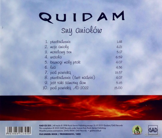 Quidam: Sny aniołów [CD]