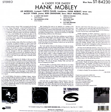 Hank Mobley: A Caddy For Daddy (Tone Poet) [Winyl]