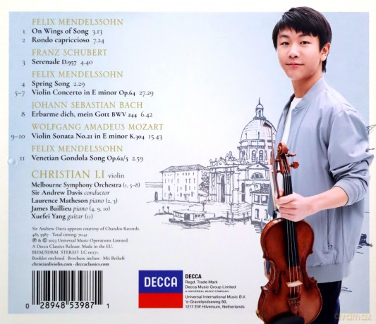 Christian Li: Discovering Mendelssohn [CD]