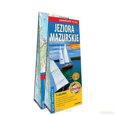 Comfort!map Jeziora Mazurskie 1: 60 000 laminowana