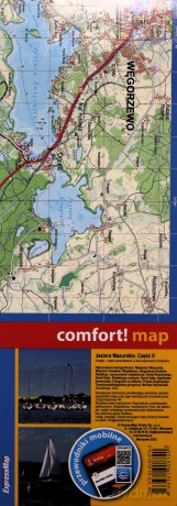Comfort!map Jeziora Mazurskie 1: 60 000 laminowana