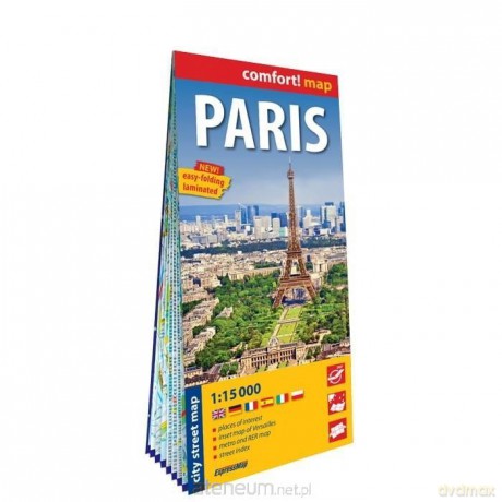 Comfort!map Paris (Paryż) 1:15000 [KSIĄŻKA]