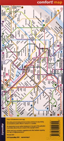 Comfort!map Paris (Paryż) 1:15000 [KSIĄŻKA]