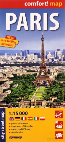 Comfort!map Paris (Paryż) 1:15000 [KSIĄŻKA]
