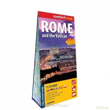 Comfort!map Rome and the Varican 1:15 000 [KSIĄŻKA]