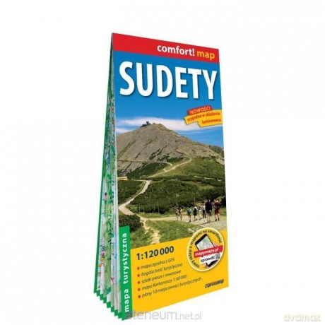 Comfort!map Sudety 1: 200 000 laminowana