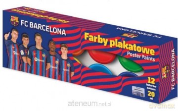 Farby plakatowe 12 kol 20ml