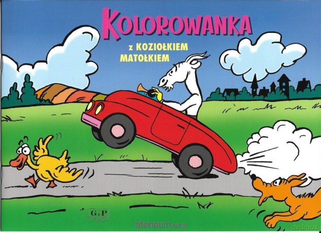 Kolorowanka z Koziołkiem Matołkiem - autko [KSIĄŻKA]