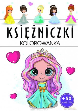 Księżniczki - kolorowanka [KSIĄŻKA]
