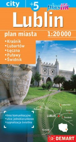 Plan miasta Lublin 5+ 1:20 000 plastik [KSIĄŻKA]