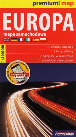 Premium!map Europa 1: 1 4 000 000