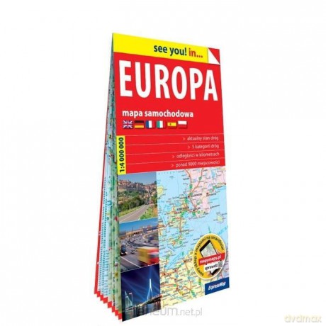 See you! in...Europa mapa samochodowa