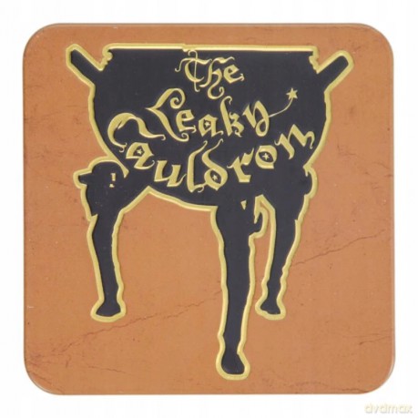 Harry Potter Leaky Cauldron Glass and Coaster Set / Zestaw prezentowy Harry Potter Dziurawy kocioł: szklanka plus podstawka