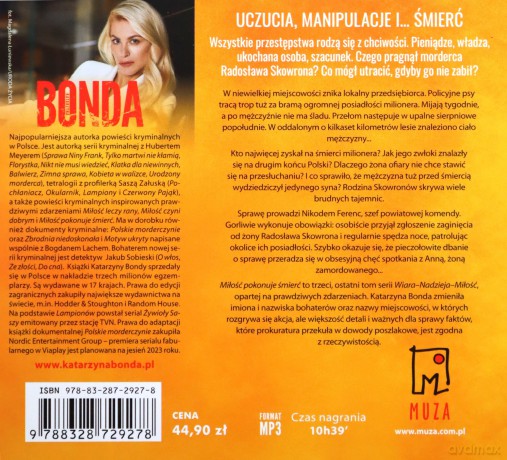 Miłość pokonuje śmierć audiobook - Katarzyna Bonda [AUDIOBOOK]