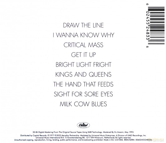 Aerosmith: Draw The Line [CD]