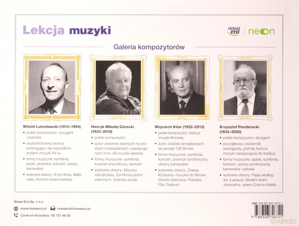Muzyka lekcja muzyki NEON podręcznik dla klasy 7 szkoły podstawowej EDYCJA 2023-2025 [KSIĄŻKA]