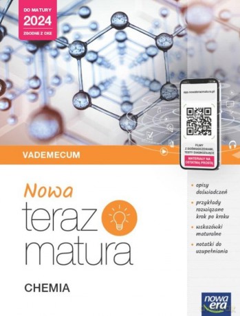 Teraz matura 2023 Chemia Vademecum zakres rozszerzony 2023/24 [KSIĄŻKA]