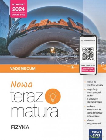 Teraz matura 2023 Fizyka Vademecum zakres rozszerzony 2023/24 [KSIĄŻKA]