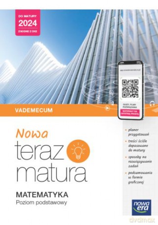Teraz matura 2023 Matematyka Vademecum zakres podstawowy 2023/24 [KSIĄŻKA]