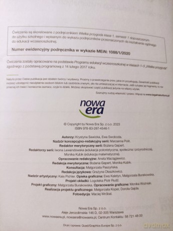 WIELKA PRZYGODA NEON klasa 1 część 1 Zeszyt ćwiczeń matematycznych EDYCJA 2023-2025 [KSIĄŻKA]