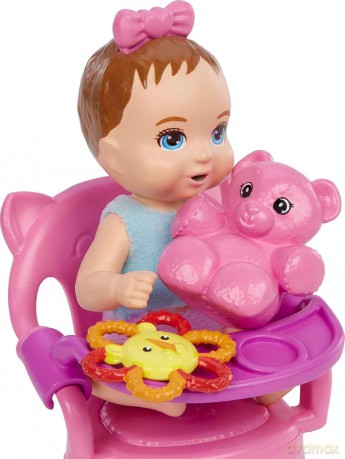 Lalka Barbie Dziecko i akcesoria - mycie zębów