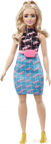 Lalka Barbie Fashionistas Power Girl krągłe kształty