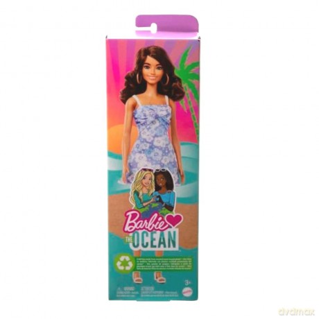 Lalka Barbie Loves the Ocean Niebieska sukienka