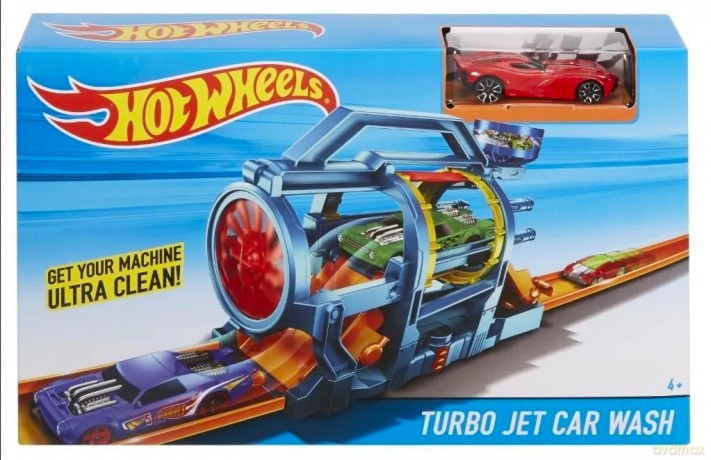 Tor samochodowy Hot Wheels City Turbo Jet Car Wash FJN35