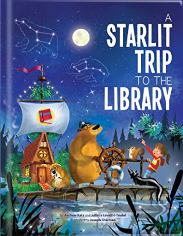 A Starlit Trip to the Library - Juliana Léveillé-Trudel [KSIĄŻKA]