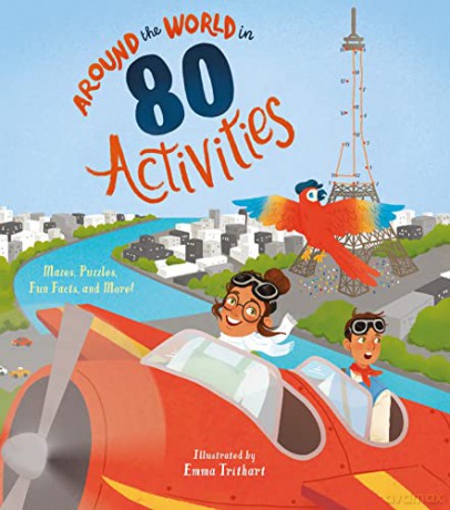 Around the World in 80 Activities: Mazes, Puzzles, Fun Facts, and More! - Ivy Finnegan [KSIĄŻKA]