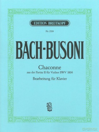 BACH - Chacona en Re menor - BACH [KSIĄŻKA]