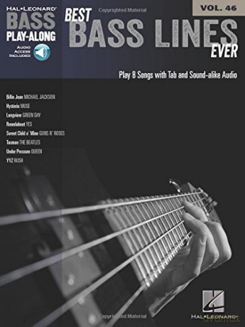 Bass Play-Along Volume 46: Best Bass Lines Ever - Various [KSIĄŻKA]