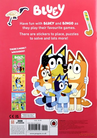 Bluey: Time to Play Sticker Activity - Bluey [KSIĄŻKA]