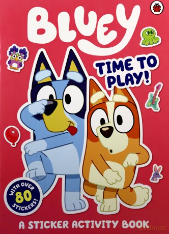 Bluey: Time to Play Sticker Activity - Bluey [KSIĄŻKA]