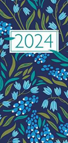 Church Pocket Book and Diary 2024 Navy Floral - spck [KSIĄŻKA]