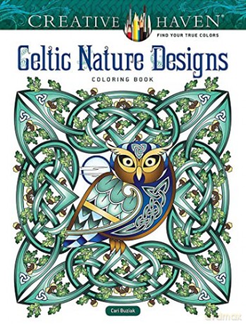 Creative Haven Celtic Nature Designs Coloring Book - Cari Buziak [KSIĄŻKA]