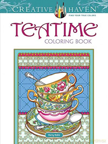 Creative Haven Teatime Coloring Book - Marty Noble [KSIĄŻKA]