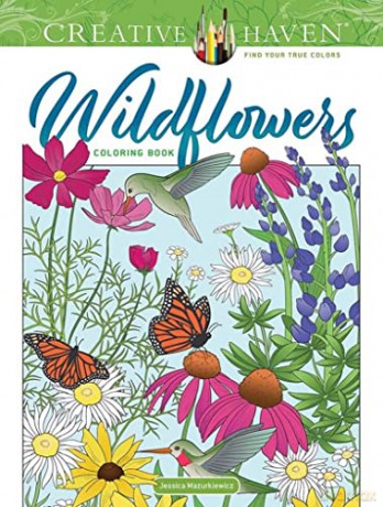 Creative Haven Wildflowers Coloring Book - Jessica Mazurkiewicz [KSIĄŻKA]