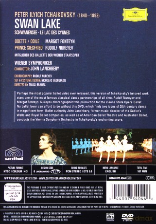 Nureyev,Fonteyn: Tchaikovsky:Swan Lake [DVD]