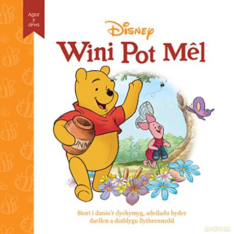 Disney Agor y Drws: Wini Pot Mel | Welsh edition of Winne the Pooh | Disney | Hyder darllen | Datblygu llythrennedd | Fframwaith Llythrennedd Genedlaethol | Cymraeg | Welsh - Disney [KSIĄŻKA]