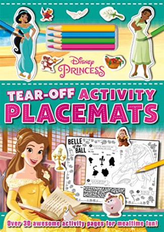 Disney Princess: Tear-Off Activity Placemats - Walt Disney [KSIĄŻKA]