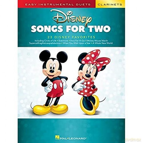 Disney Songs for Two Clarinets: Easy Instrumental Duets [KSIĄŻKA]