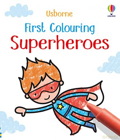 First Colouring Superheroes - Kate Nolan [KSIĄŻKA]