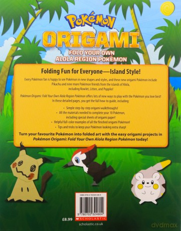 Fold Your Own Alola Region Pokemon - Scholastic [KSIĄŻKA]
