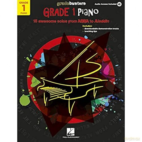 Gradebusters Grade 1 - Piano 15 awesome solos from ABBA to Aladdin - Various [KSIĄŻKA]