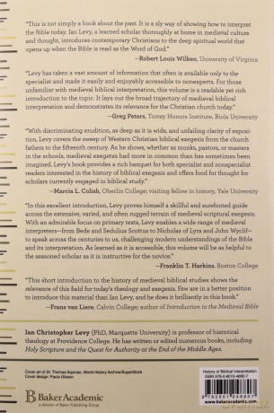 Introducing Medieval Biblical Interpretation: The Senses of Scripture in Premodern Exegesis - Ian Christopher Levy [KSIĄŻKA]