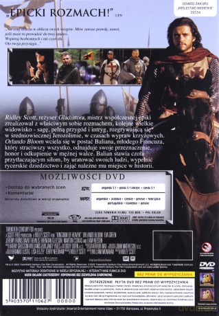 Królestwo Niebieskie [DVD]