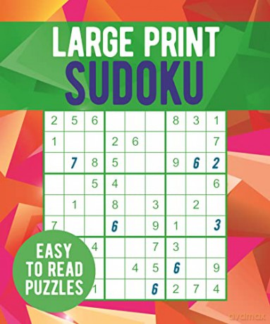 Large Print Sudoku: Easy to Read Puzzles - Eric Saunders [KSIĄŻKA]